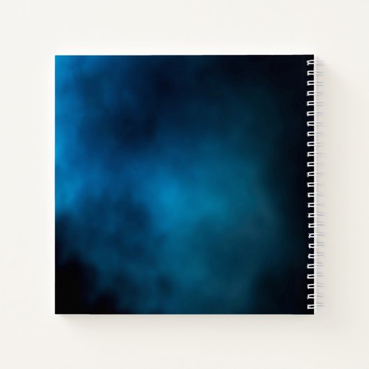 ゲストブックメモリアル葬儀ブルースカイ金ゴールドクロス ノートブック (裏面)