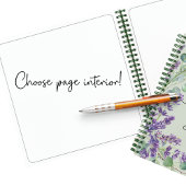 ゲストブックラベンダーセージ緑ミセス結婚ズ ノートブック