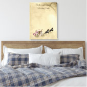 ゲストブック代替馬車と馬 キャンバスプリント (インサイチュ (寝室))