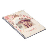 ゲストブック卒業パンパスグラス赤面写真 ノートブック (右側)