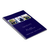 ゲストブック卒業海軍の青い写真名 ノートブック (右側)