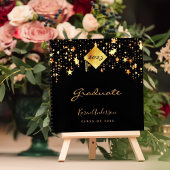 ゲストブック卒業2025年卒業ブラック金ゴールド ノートブック