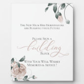 ゲストブック建物ブロックダスティバラフローラ フォトプラーク (正面)