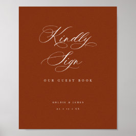 ゲストブック披露宴イベント表看板ポスター ポスター