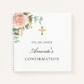 ゲストブック確認 ブッシュピンクの花  ノートブック (正面)