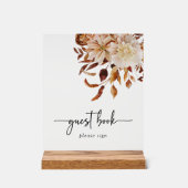 ゲストブック秋アクリルサイン アクリルサイン (正面)