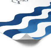 ゲストブック航海のの結婚いかり記号 ポスター (角)