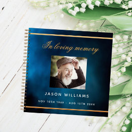 ゲストブック葬儀ブルースカイ写真 ノートブック