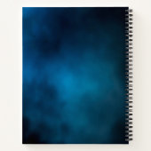 ゲストブック葬儀ブルースカイ写真 ノートブック (裏面)