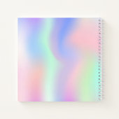 ゲストブック葬儀レインボーガールフォト ノートブック (裏面)