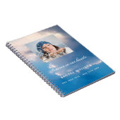 ゲストブック葬儀記念青空写真 ノートブック (右側)