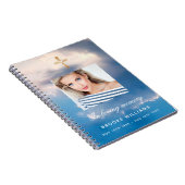 ゲストブック葬儀記念青空写真 ノートブック (右側)