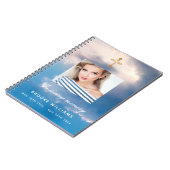 ゲストブック葬儀記念青空写真 ノートブック (左側)