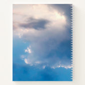 ゲストブック葬儀記念青空写真 ノートブック (裏面)