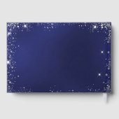 ゲストブック誕生日ネイビーフォトダイヤモンド ゲストブック (裏面)