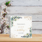 ゲストブック誕生日ユーカリ緑 ノートブック