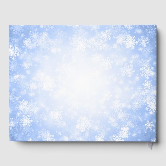 ゲストブック70th誕生日ブルーウィンターワンダーランド ゲストブック (裏面)