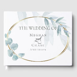 ゲストブック |ほこりっぽい青い水色ユーカリ