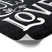 ゲストブック ウェディング サイン タイポグラフィー フラワール (角)