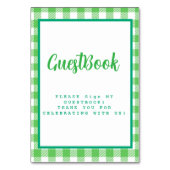 ゲストブック テーブルナンバー (裏面)