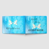 ゲストブック - 結婚式、あらゆるお祝い、編集可能 (全面)