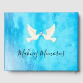 ゲストブック - 結婚式、あらゆるお祝い、編集可能 (裏面)