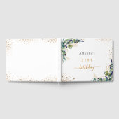 ゲストブック 誕生日 ユーカリのグリーン (全面)