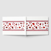 ゲストブック – 赤いハート (全面)