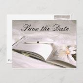 ゲストブック(1)日付の保存 案内ポストカード (正面/裏面)