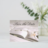 ゲストブック(1)日付の保存 案内ポストカード (スタンド正面)