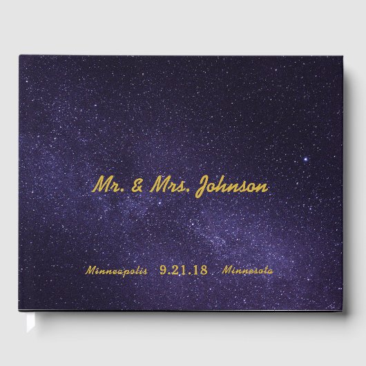 ゲストブック – Starry 結婚 Night's II (正面)