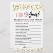 ゲストブライダルシャワーまたはヘンパーティーゲームの検索 (正面/裏面)