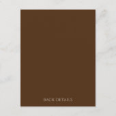 ゲストブライダルシャワーゲームの検索 エンクロージャーカード (裏面)