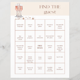 ゲストブライダルシャワーゲームの検索 チラシ