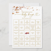 ゲストベビービンゴゲームの検索 招待状 (正面)