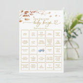 ゲストベビービンゴゲームの検索 招待状 (スタンド正面)