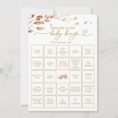 ゲストベビービンゴゲームの検索 招待状 (正面)