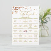 ゲストベビービンゴゲームの検索 招待状 (スタンド正面)