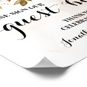 ゲストボード 秋の結婚式 おしゃれ サイン (角)