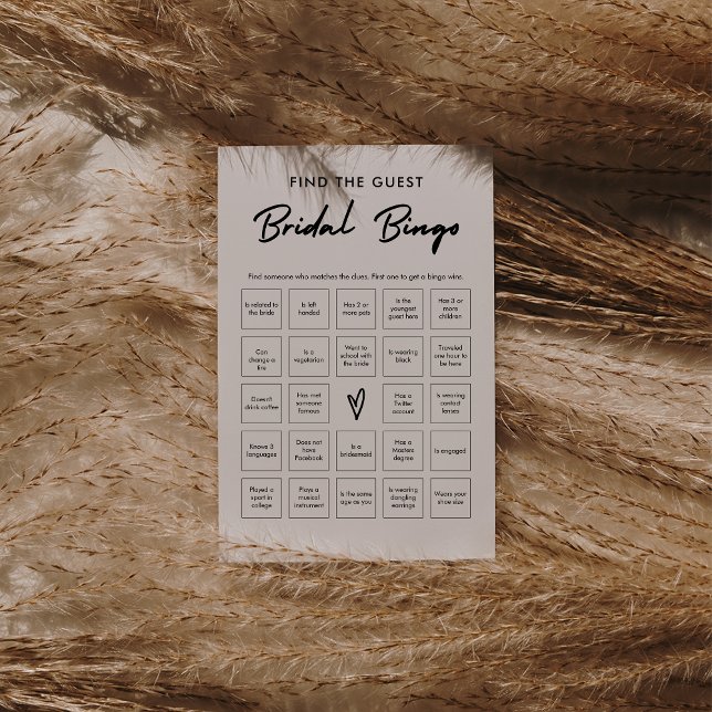 ゲストモダンブライダルシャワービンゴゲームの検索 (クリエイターアップロード済み)
