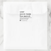 ゲストルモダンーム移動移動差出人住所 スクエアシール (バッグ)