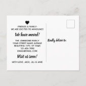 ゲストルームトナディアホリデームービングアナウンスメント 案内ポストカード (裏面)