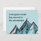 ゲストルーム山に移動New Address Anno 案内ポストカード (正面/裏面)