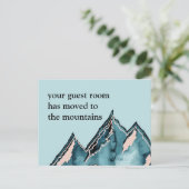 ゲストルーム山に移動New Address Anno 案内ポストカード (スタンド正面)