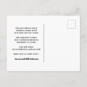 ゲストルーム移動素朴山新しいアドレス 案内ポストカード (裏面)