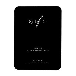 ゲストルーム4x6フレーマブル用Wifiサイン マグネット