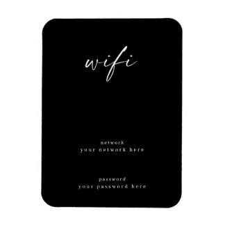 ゲストルーム4x6フレーマブル用Wifiサイン マグネット