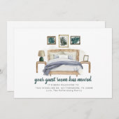 ゲストルーモダンム引っ越しましたボホムービング 案内状 (正面/裏面)