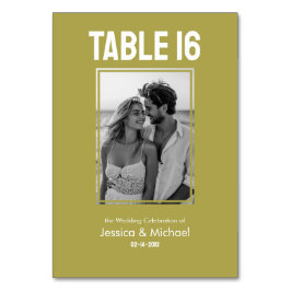 ゲスト一覧とフォトミニマルはっきりした結婚リスト テーブルナンバー