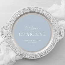 ゲスト名を使用したラウンドメニュー | ダスティブルー結婚ズ